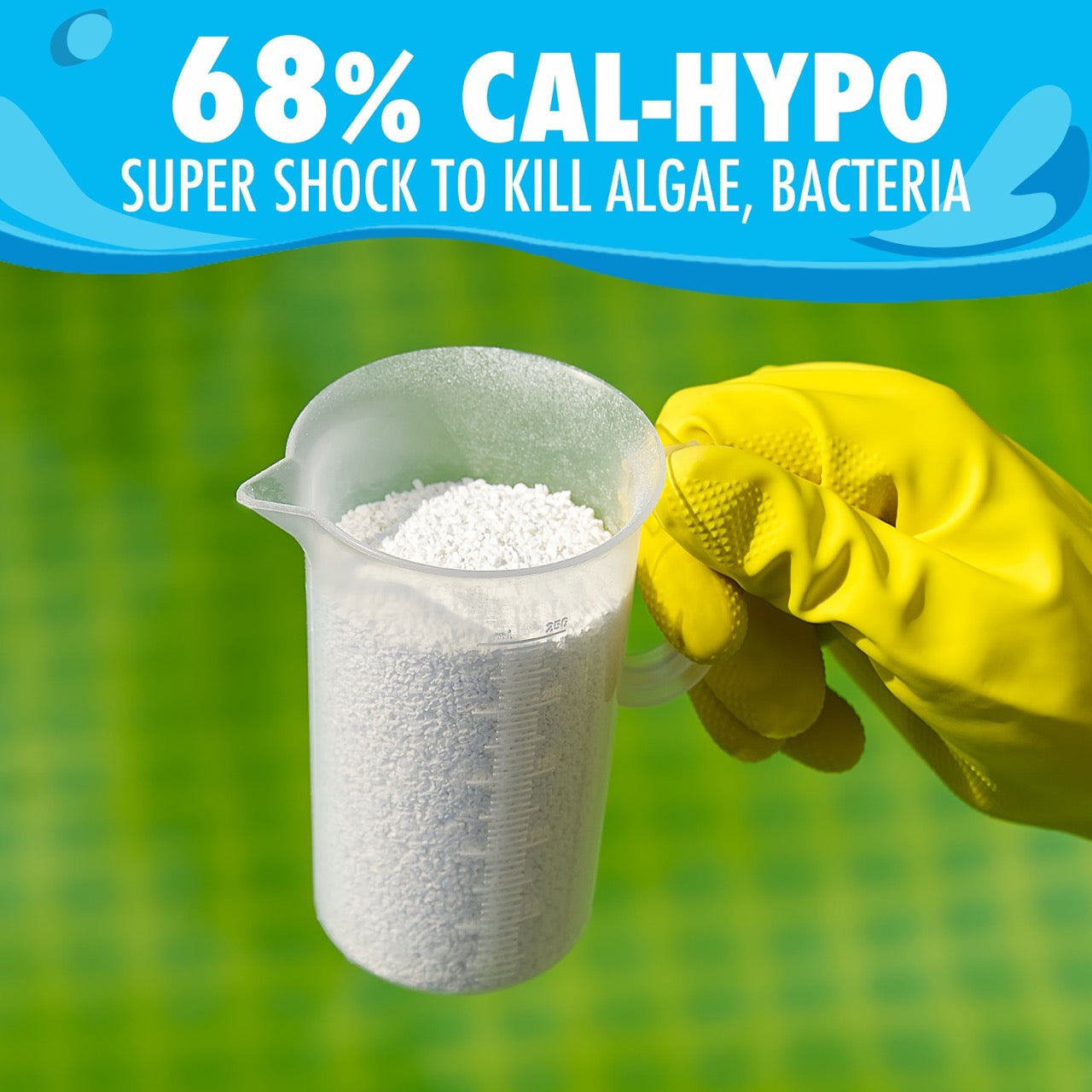 Pool Shock, 50 lbs 68% Cal-Hypo Granular