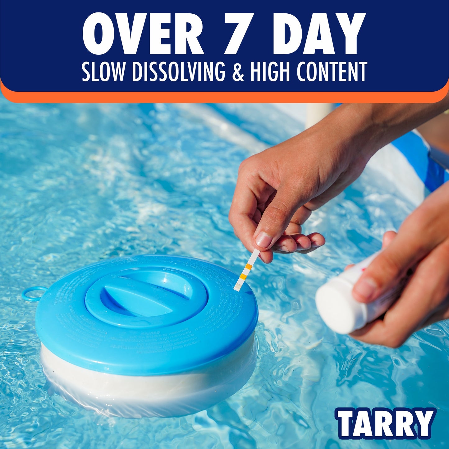 Tarry 50 LBS 3 inch Chlorine tablets for Pool, pool chlorine tablets,swimming pool tablets