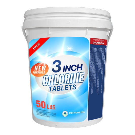 Tarry 50 LBS 3 inch Chlorine tablets for Pool